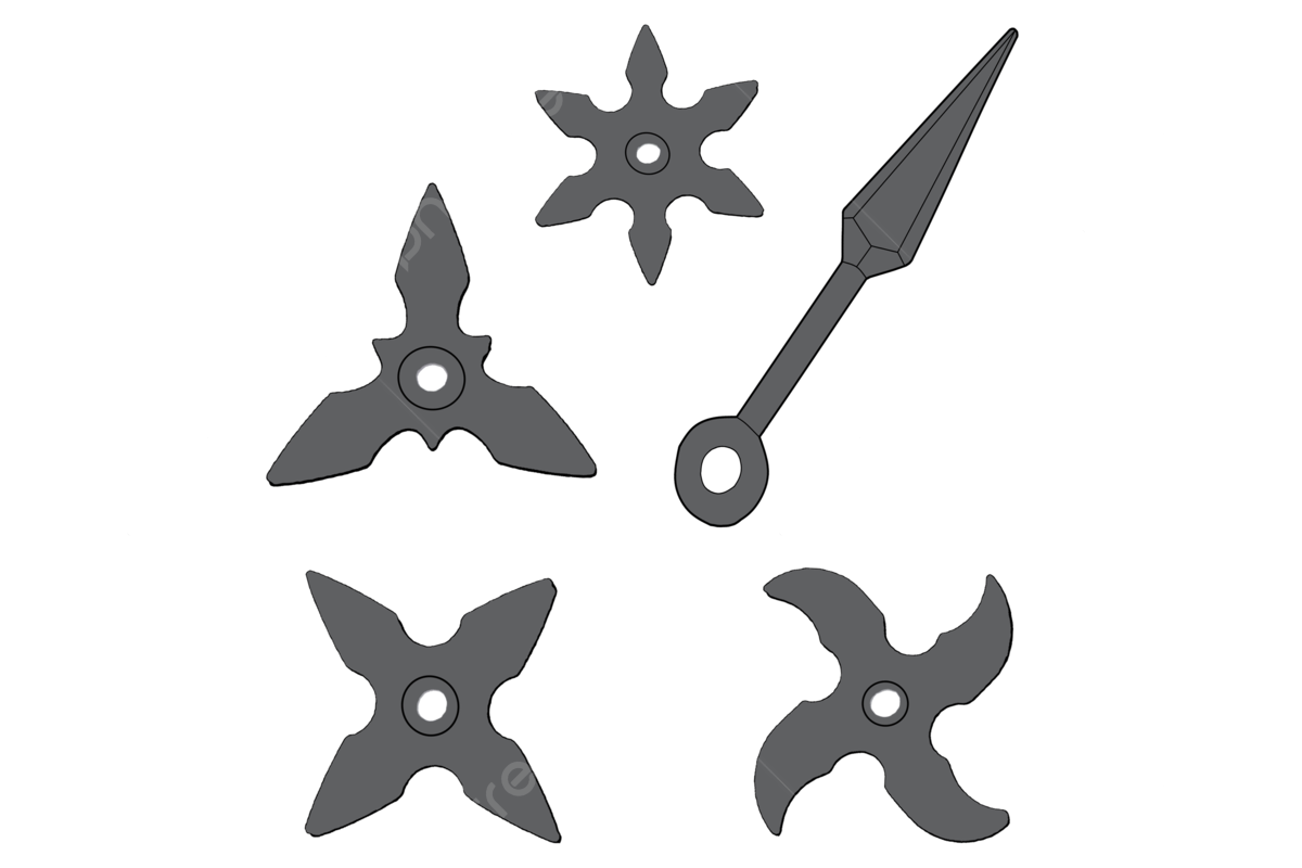 Wallpaper #c2eR6pIBSpphPi3-Z0eg318 Estrellas Ninja Y Cuchillo Kunai Png Japon Ninja to Estrellas