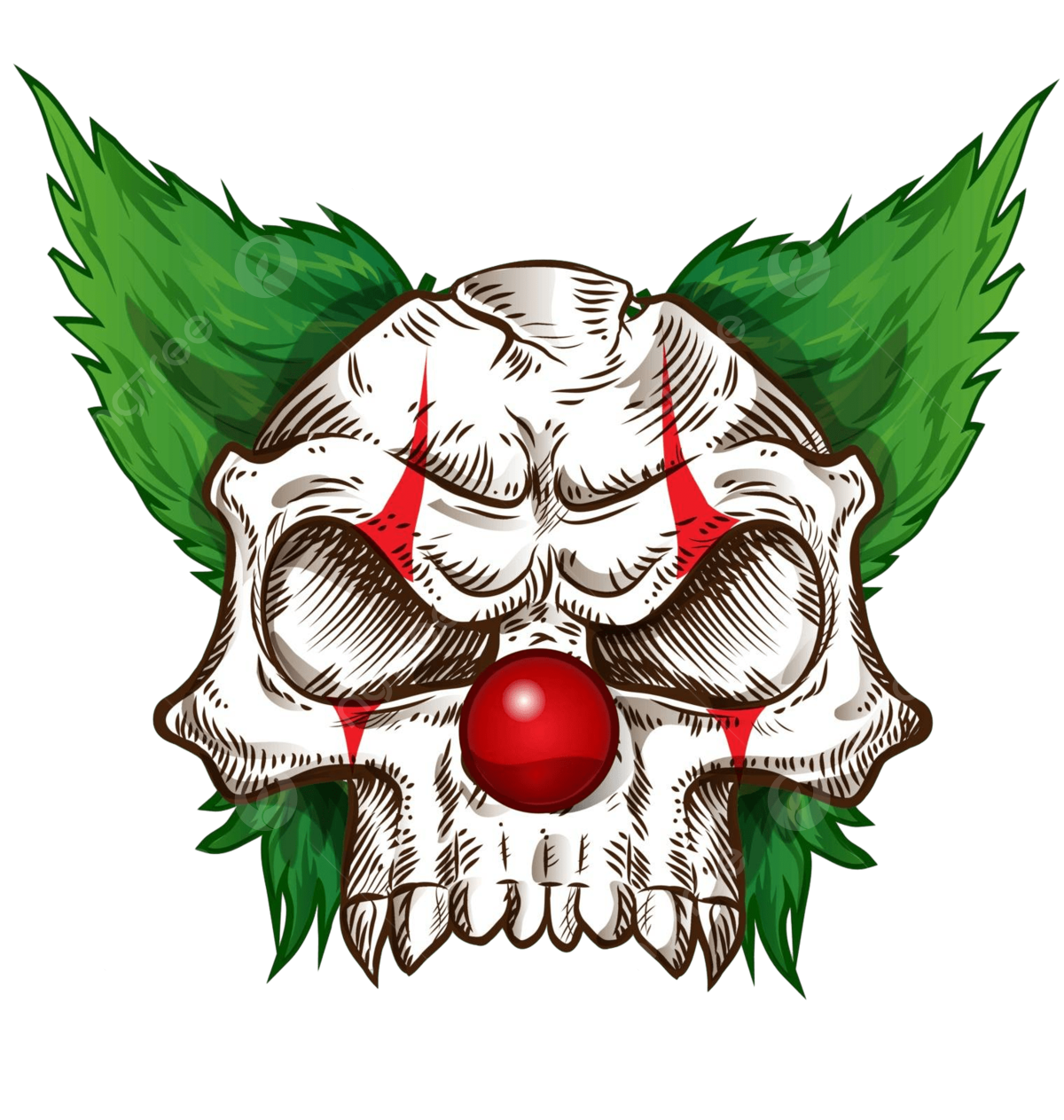 Wallpaper #dwO7YpMBpyOg8YnEENNL227 Skull Sketch Design on Background Halloween Dead Clowns Vector