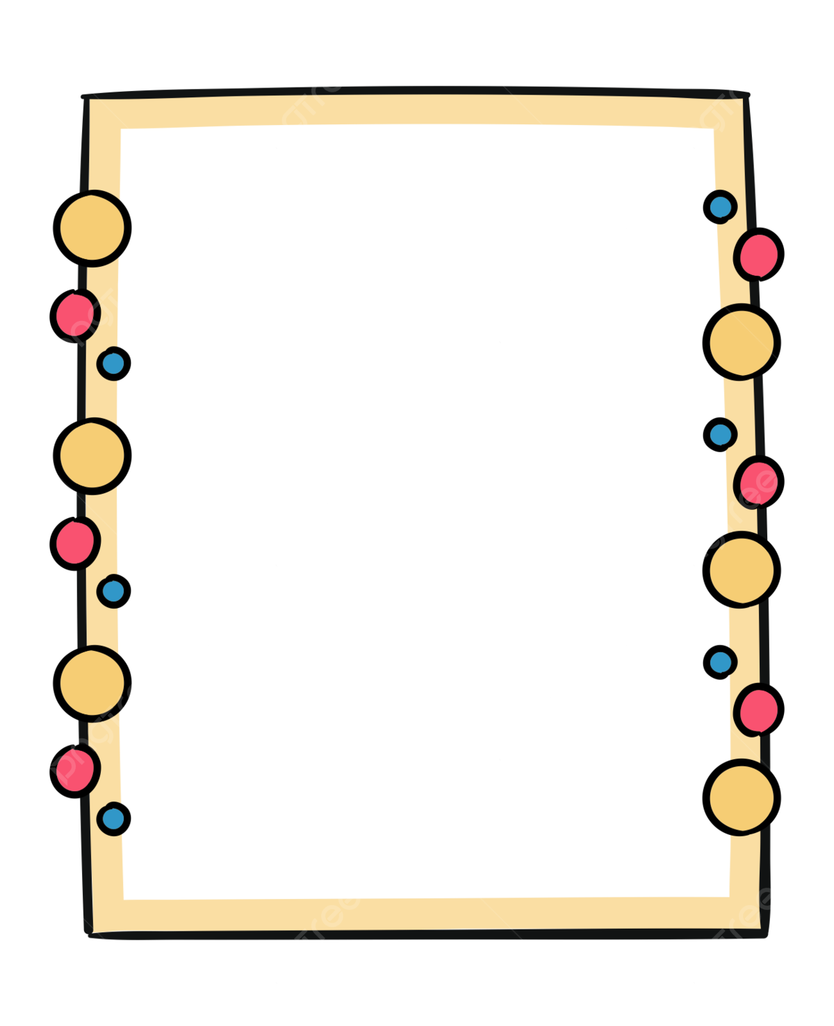 Wallpaper #TGhTH5MBSpphPi3-xivl254 Frame Border Dot Cute Vector Frames Borders Colorfull Frames Png