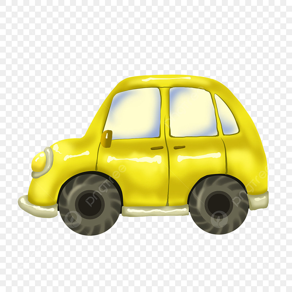 Wallpaper #60421 Yellow Mini Car Cartoon Vector Illustration 1910070 Vector Art at Vecteezy