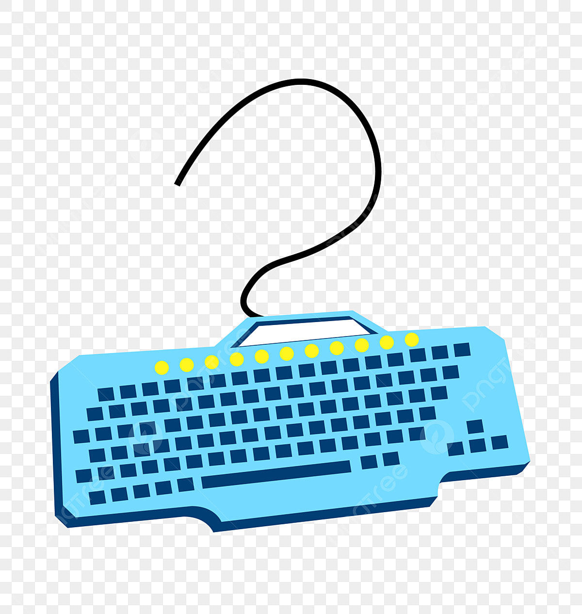 Wallpaper #7BmiKo8BtGB6xQ78UYsV14 Keyboard Cartoon Clipart HD Png Blue Keyboard Cartoon Illustration
