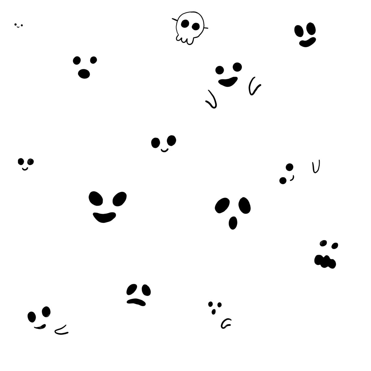 Wallpaper #R_S4OZMBKFX8bn3rxndT290 Set Ghost Halloween Ghost Boo Halloween Png Transparent Clipart