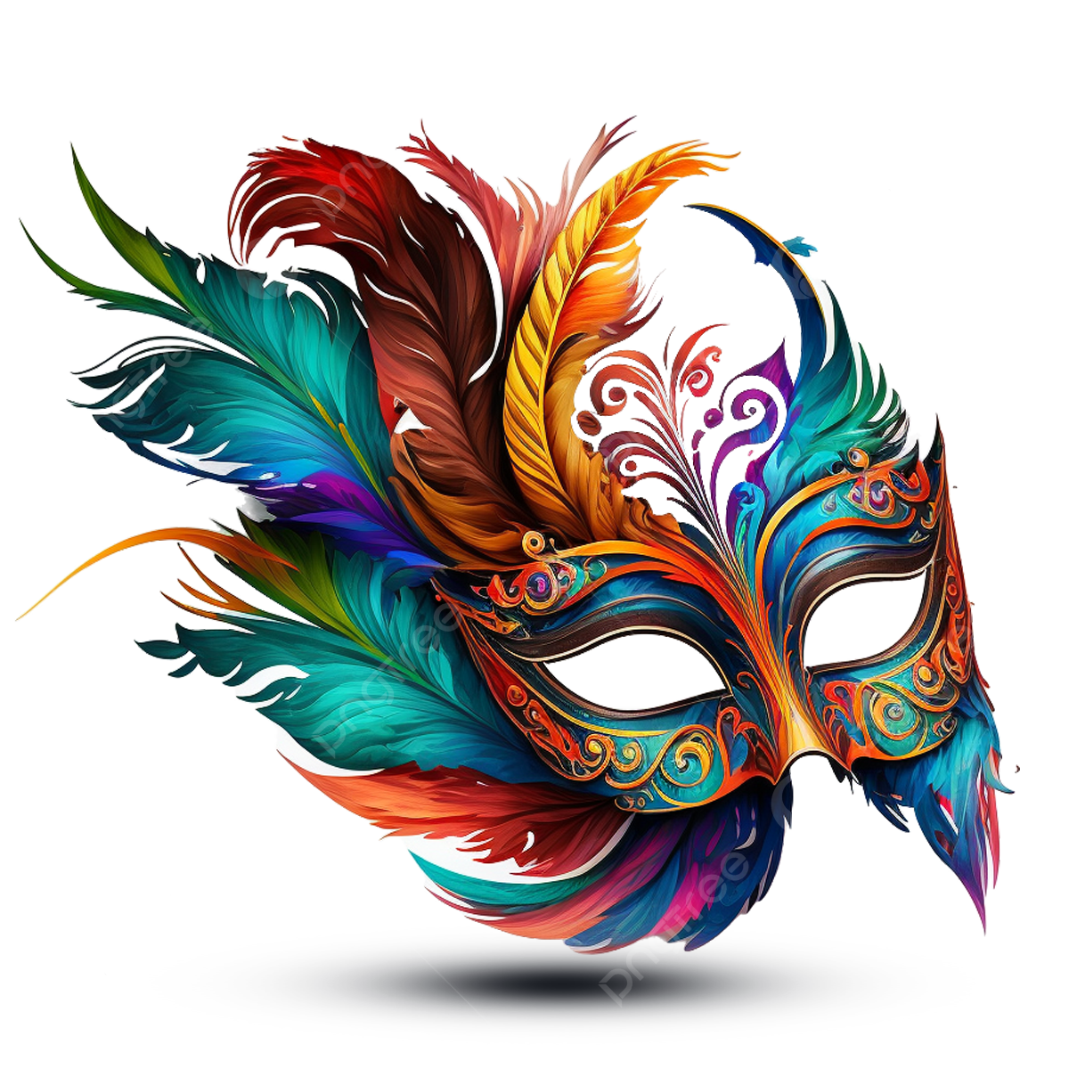 Wallpaper #3u9SS5MBMN-XEVvV5jqo138 3D Watercolor Golden Barazil Carnival Mask Barazil Carnival Mask
