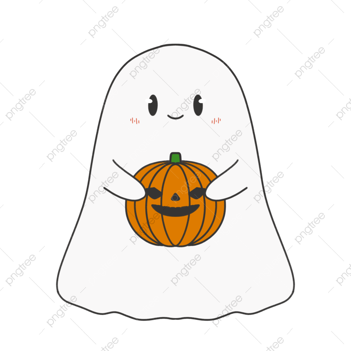 Wallpaper #ofRpOpMBKFX8bn3r03iL418 Pumpkin Ghost White Transparent Cute Ghost Holding Pumpkin