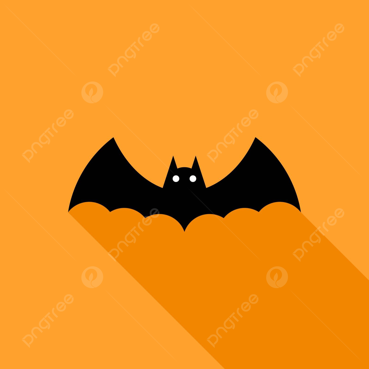 Wallpaper #XepcV5MBlwTYPL18CBFv369 Halloween Holiday Bat Icon with Illuminated Eyes Halloween Monster