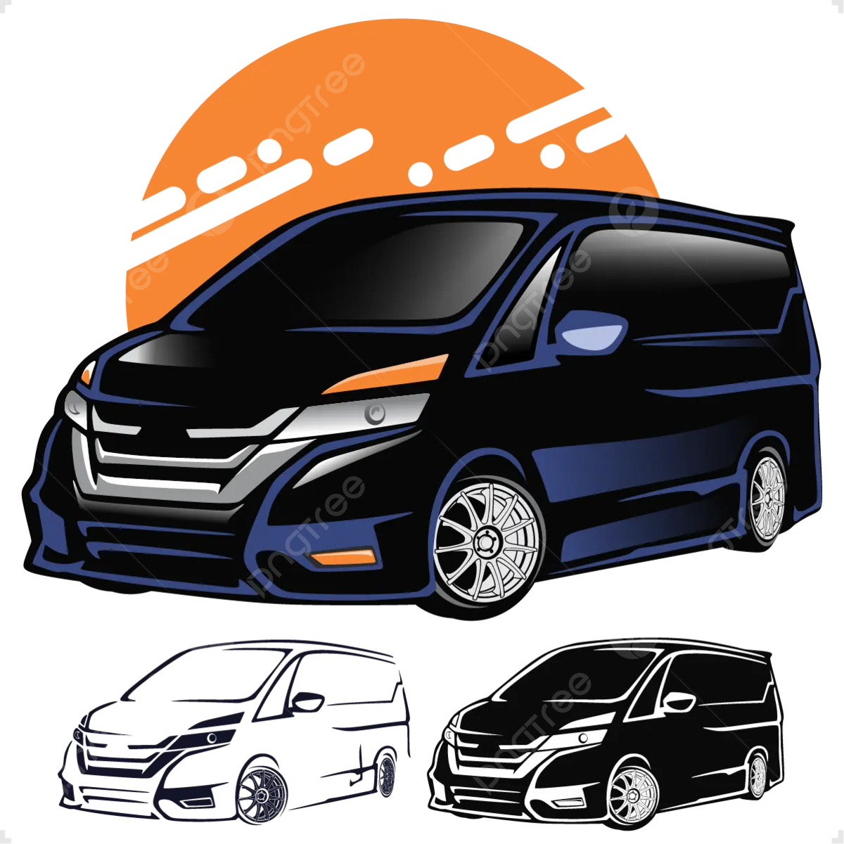 Wallpaper #hGcAC5MBSpphPi3-Edcw201 Multi Purpose Vehicle Family Car in Vector Design Mpv Family Wagon
