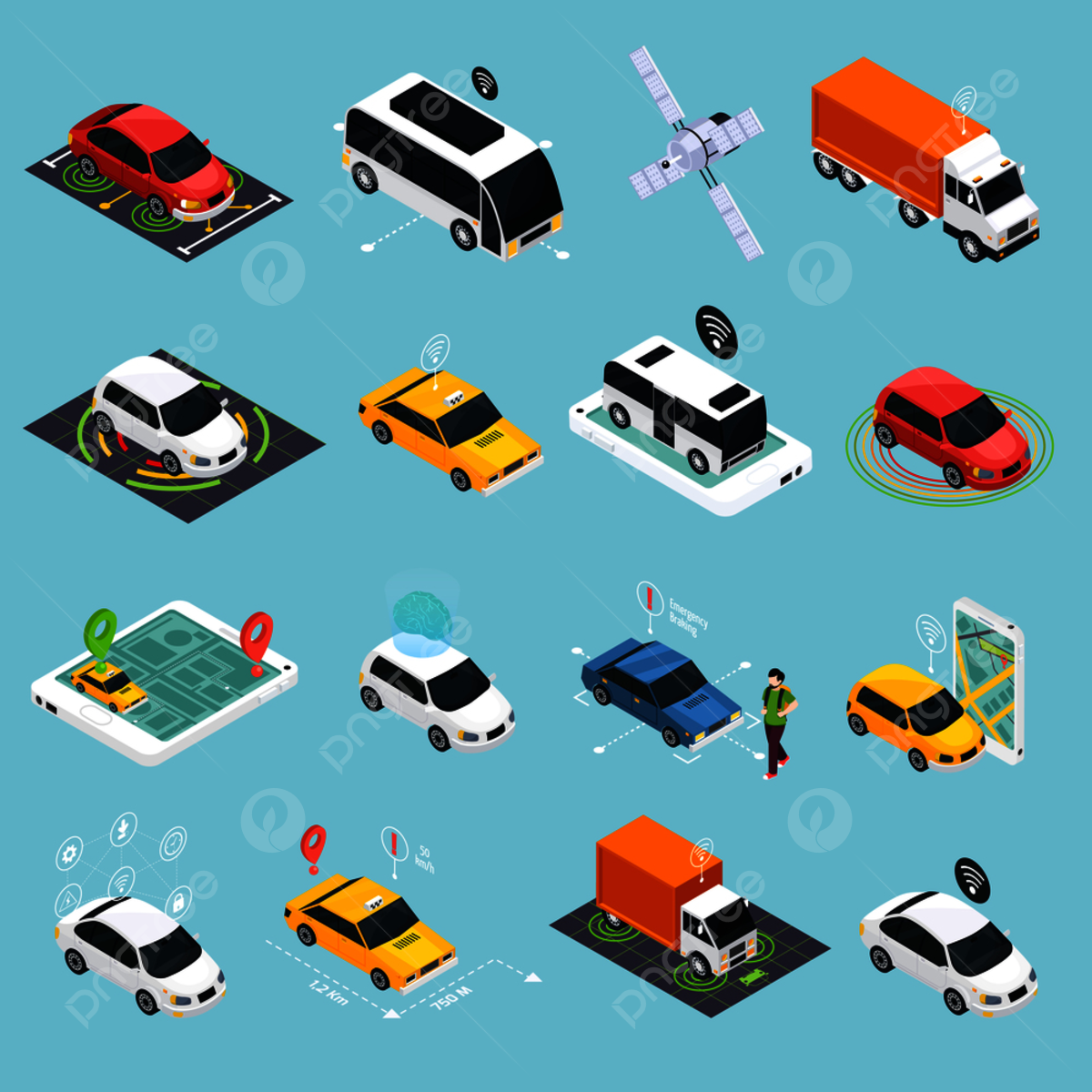 Wallpaper #HWcK_pIBSpphPi3-ZJ5484 Autonomous Vehicle Vector Png Images Autonomous Vehicle Isometric