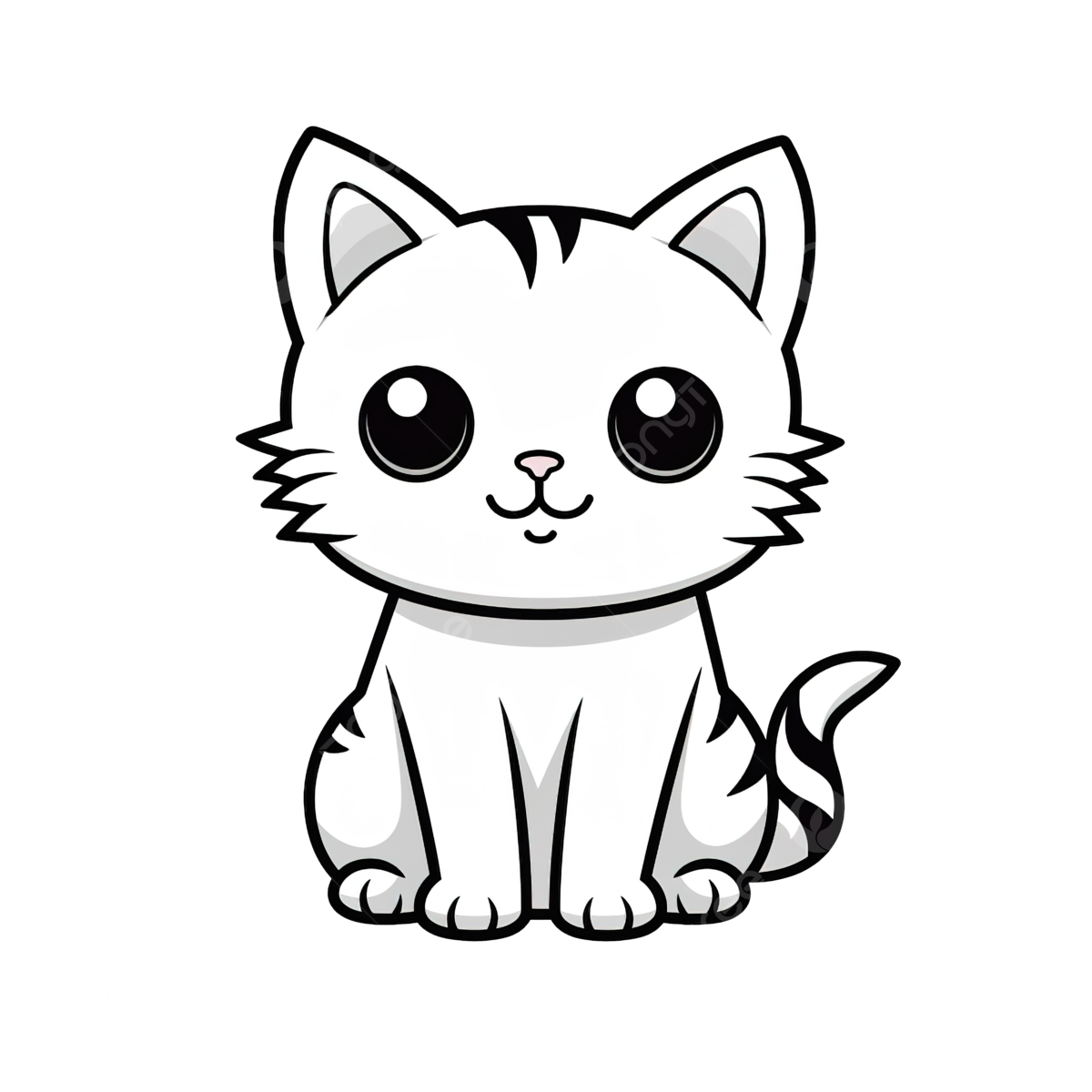 Wallpaper #sZy14pIBZHQxiYarjMHJ255 Cute Cat Cartoon Character Line Art Cat Clipart Art Clipart Cute
