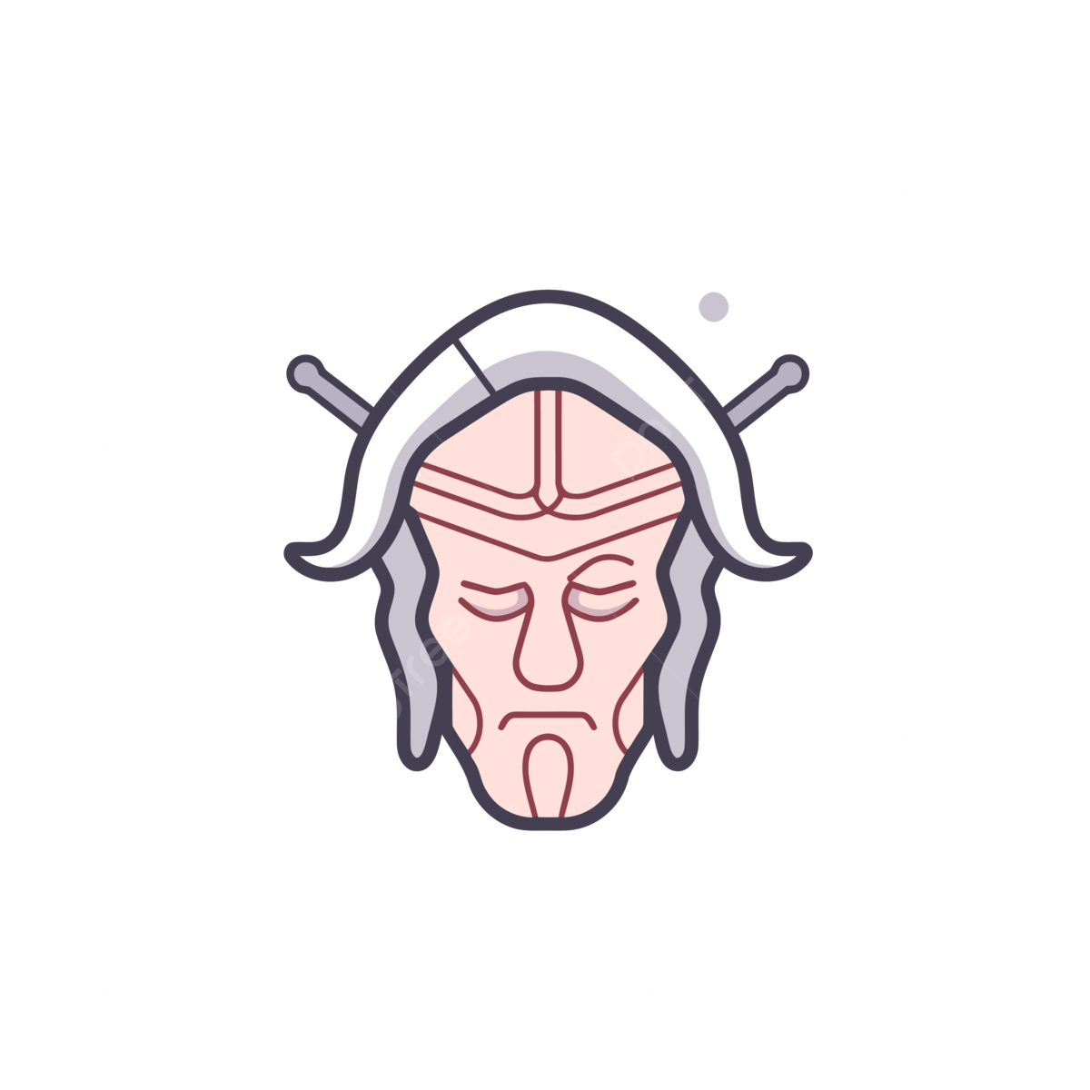 Wallpaper #sWilJJMBSpphPi3-kTmc227 Head Shaped Icon of a Warrior Vector Hades Lineal Icon Flat Icon Png
