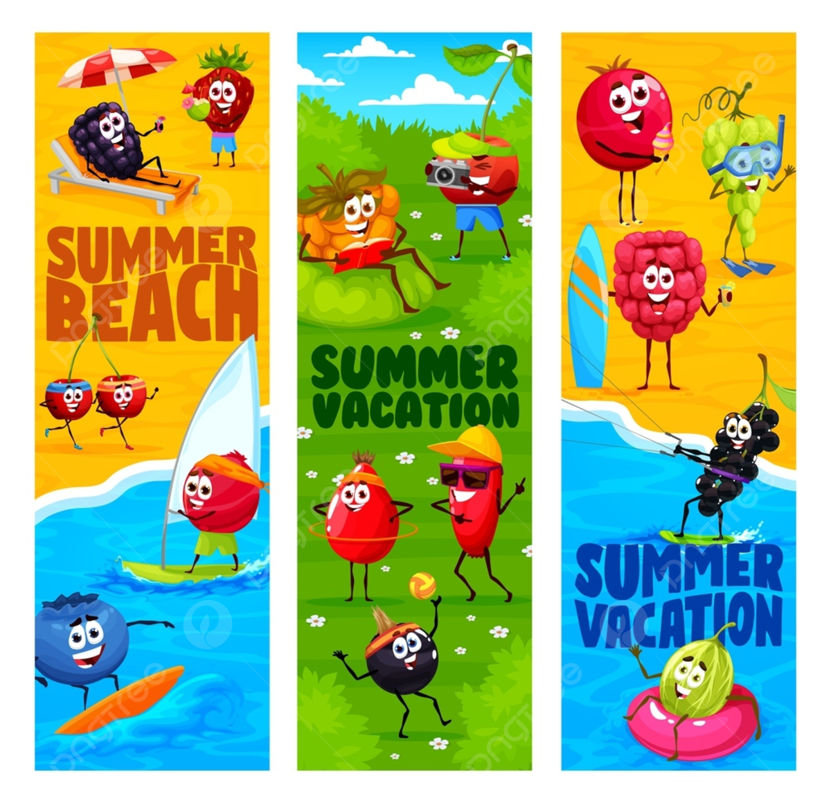 Wallpaper #SBzkQJMB8JfcLg2JyPdK323 Gambar Karakter Berry Kartun Di Liburan Pantai Dan Padang Rumput