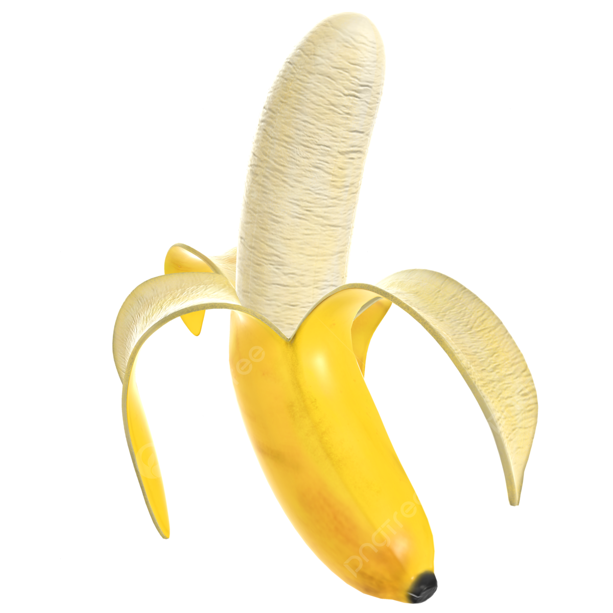 Wallpaper #JGc3E5MBSpphPi3-AP_q376 Half Peeled Banana