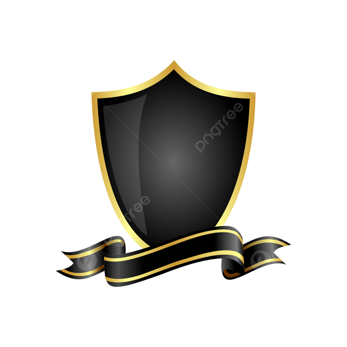 Wallpaper #dWiUJJMBSpphPi3-Fjn0158 Black Shield with Balck Ribbon Black Shield Shield Shield Logo Png