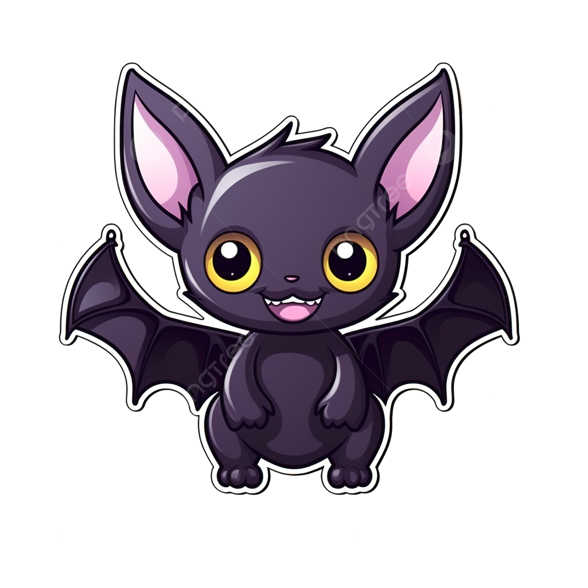 Wallpaper #r3KDMpMBX2lk1u3ogFrF192 Cartoon Vampire Bat Halloween Sticker Kawaii Illustration Halloween