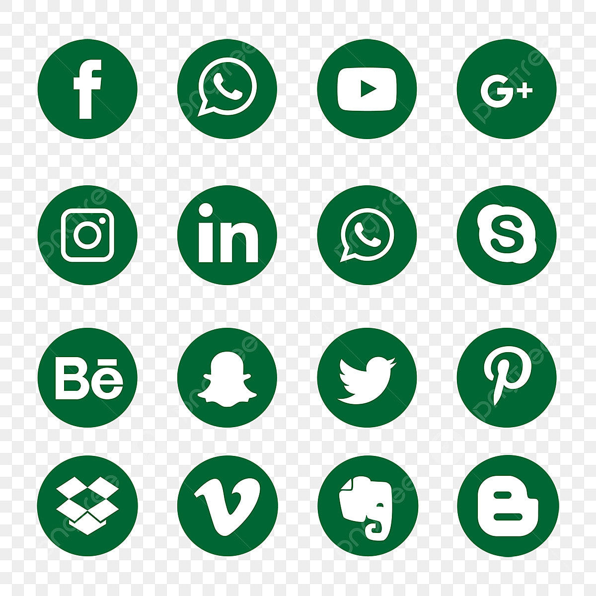 Wallpaper #lWe_75IBSpphPi3-ZGNL136 Green Social Media Vector HD Images Green Social Media Icons Social