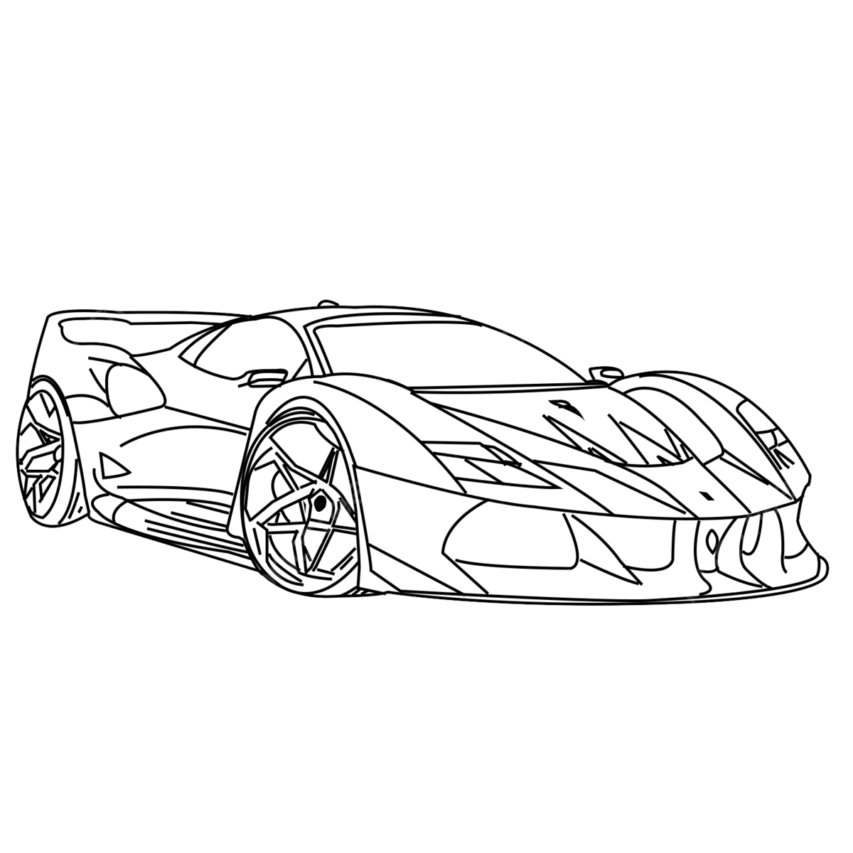 Wallpaper #dJ_uWZMBcUVgGJNourKr389 Ferrari Laferrari Coloring Pages