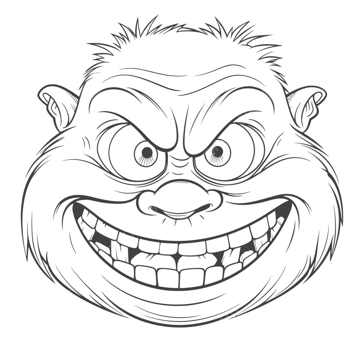 Wallpaper #VVaTepcBsd6xcFiEkty893 Grinch Face Coloring Page