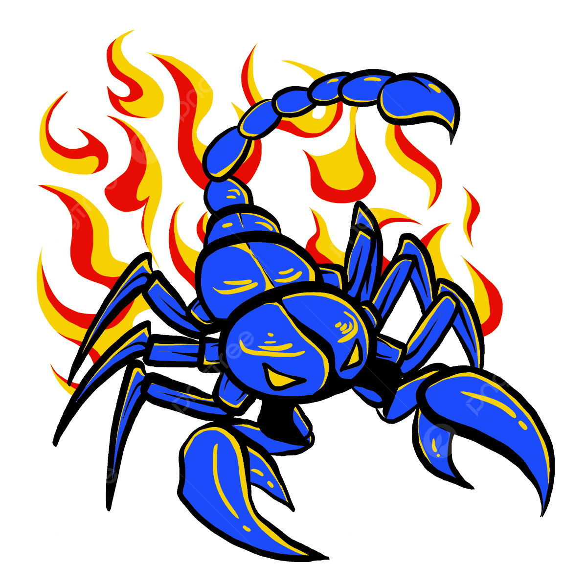 Wallpaper #YPQzOZMBKFX8bn3rnnbQ128 Scorpion Mascot Clipart Vector Scorpion Mascot Pop Style Flame