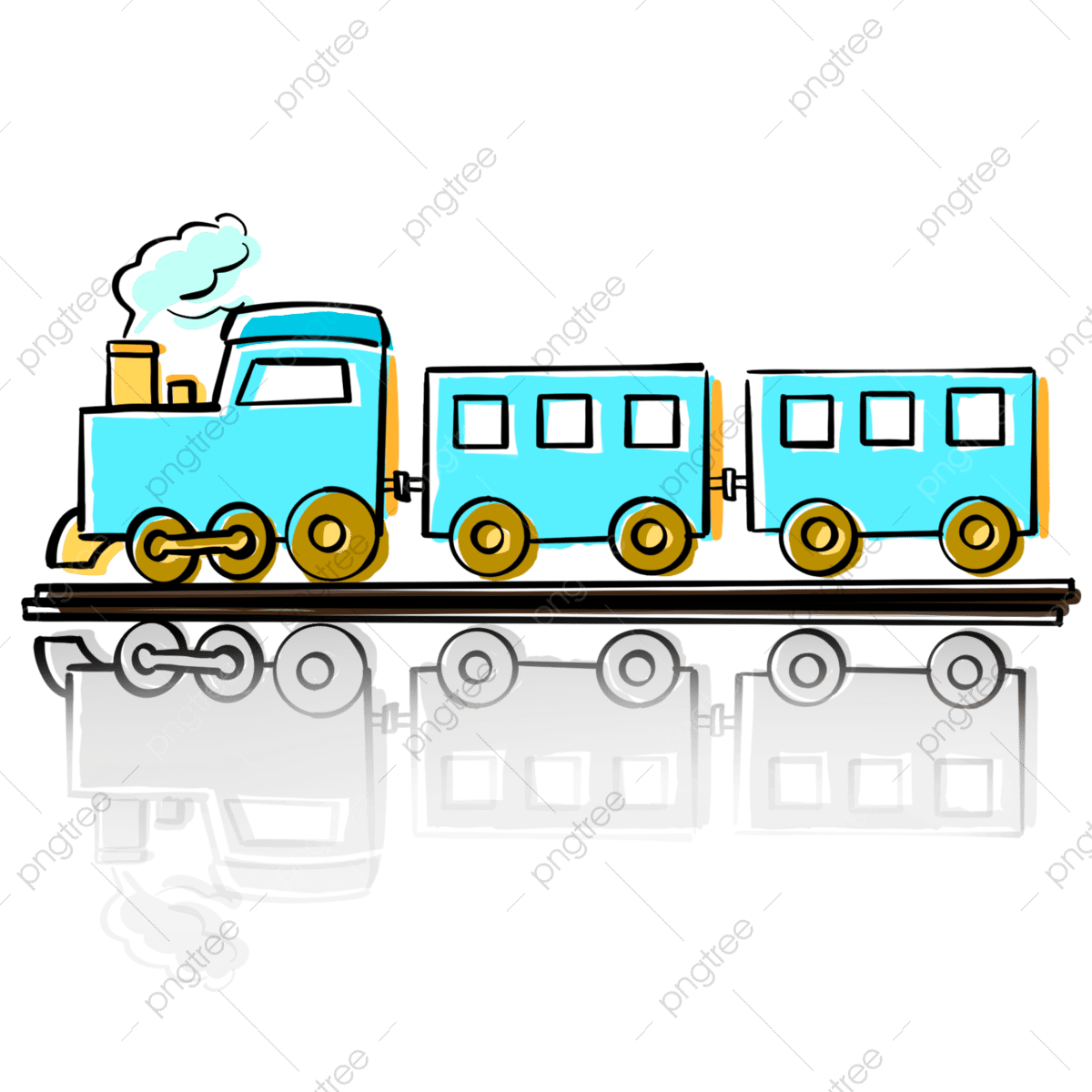 Wallpaper #glhuNJMBzN9vxX34DDyI354 Train Drawn Clipart HD Png Cartoon Hand Drawn Train Elements Cartoon