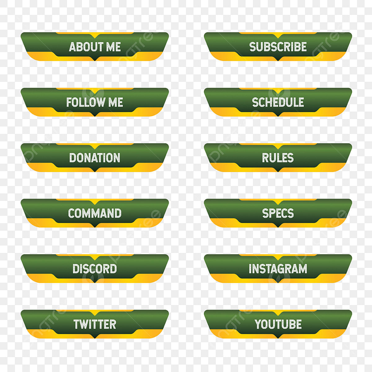Wallpaper #p2i7G5MBSpphPi3-CyCD22 Yellow Buttons Clipart Transparent Background Twitch Stream Yellow