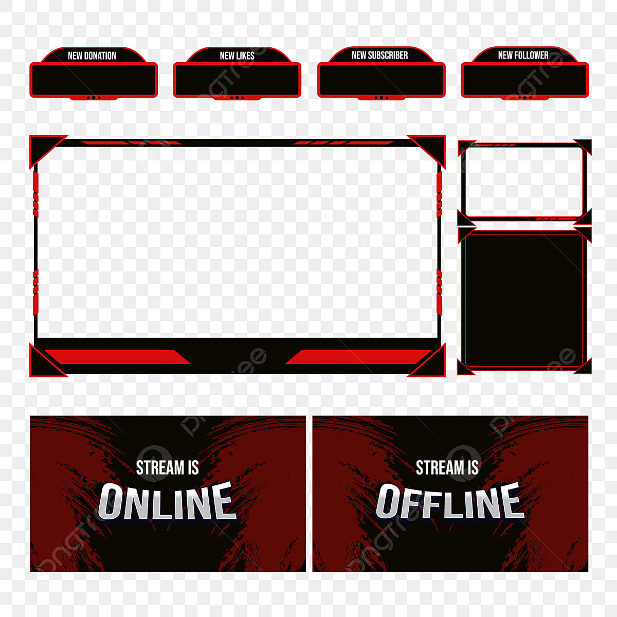 Wallpaper #Y88FO5MBOBUYluQYwLqS144 Live Lives Clipart HD Png Live Steaming Overlays Template for Twitch
