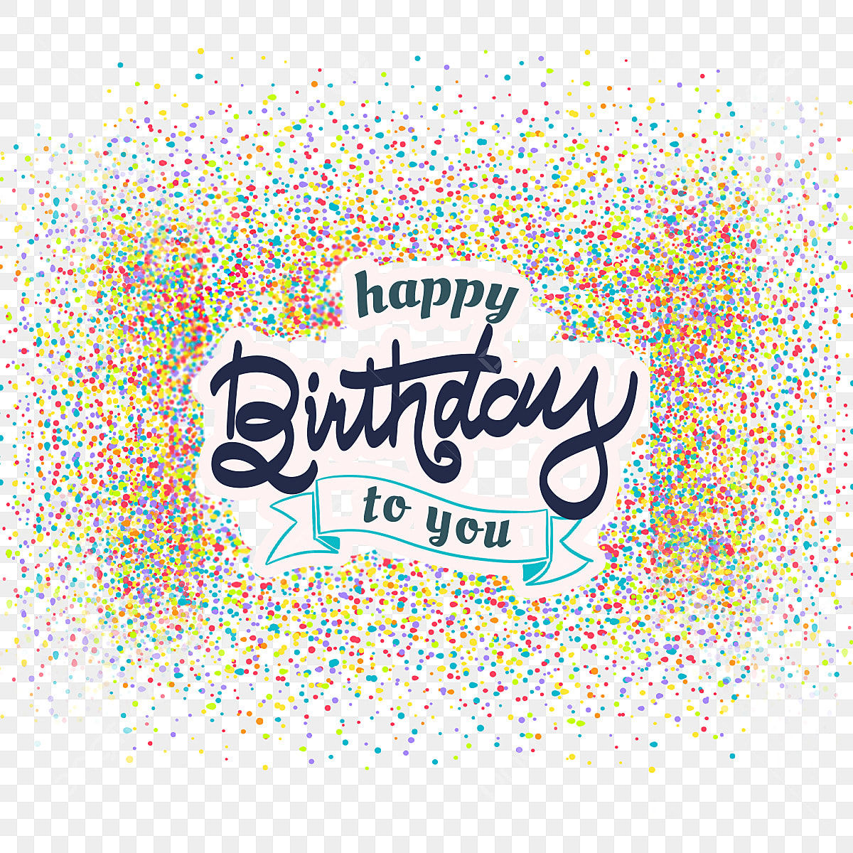 Wallpaper #3DG7NZMB5zzyi_yYq1fz133 Colorful Spots Confetti Happy Birthday Border Birthday Color Chip