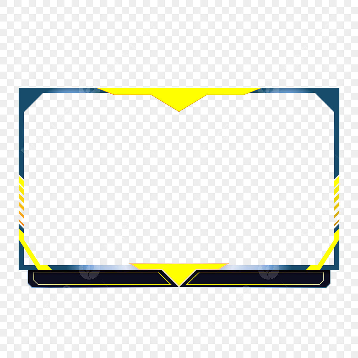 Wallpaper #42gsGpMBSpphPi3-xhpN22 Cyberpunk Frame Overlay Yellow Technology Frame Overlay Border Png