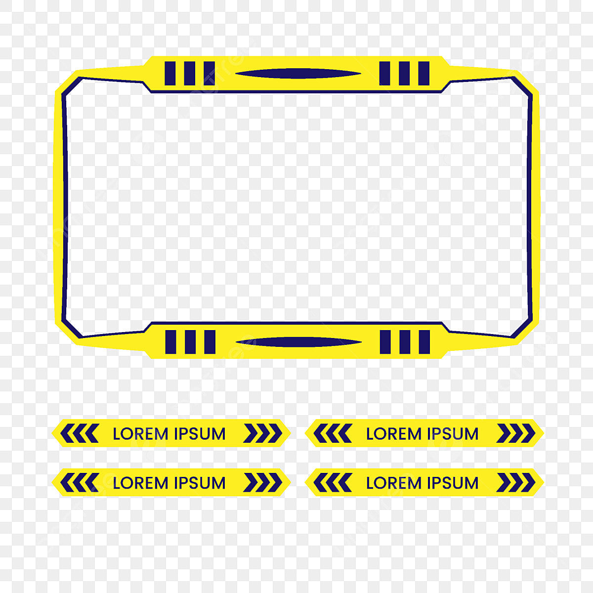 Wallpaper #42gsGpMBSpphPi3-xhpN155 Cyberpunk Facecam Overlay Png Vector Clipart Transparant Background