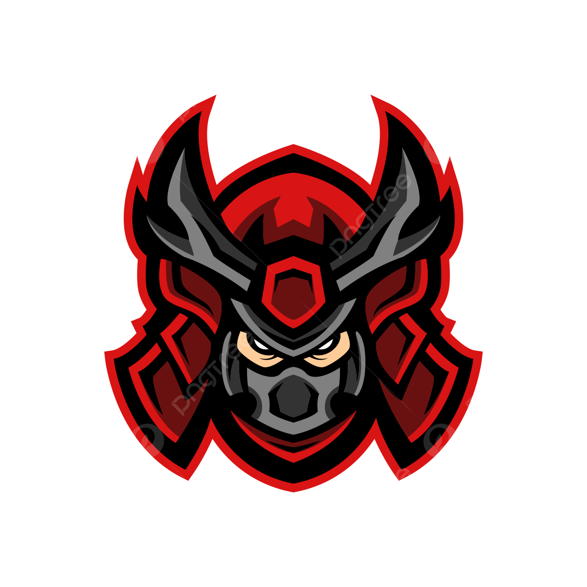 Wallpaper #I17kMpMBborbLbczPGCD61 Samurai Vektorillustration Maskottchen Fur Logo Gaming Team Samurai