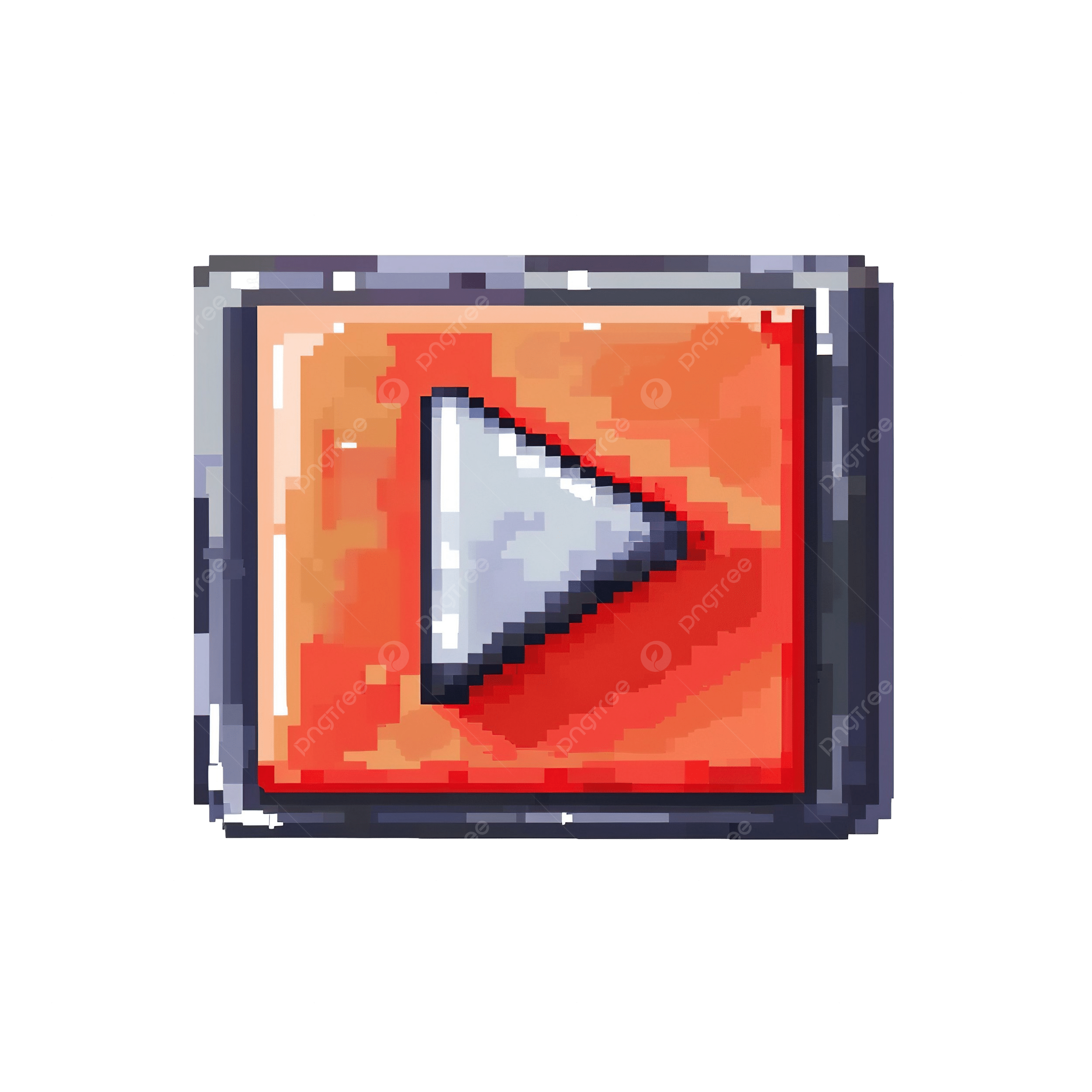 Wallpaper #1Gc765IBSpphPi3-00r6121 Pixel Art Play Button Pixel Art Pixel Art Png Transparent Image and