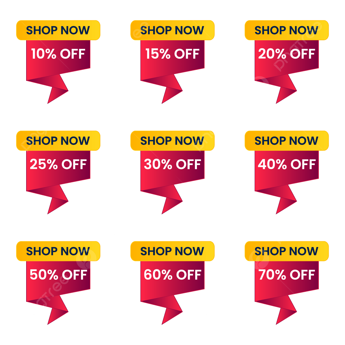 Wallpaper #Ohf8PpMBPLD5_VENVOGF146 Transparent Sale Tags Set Vector Badges Different Percent Off Label