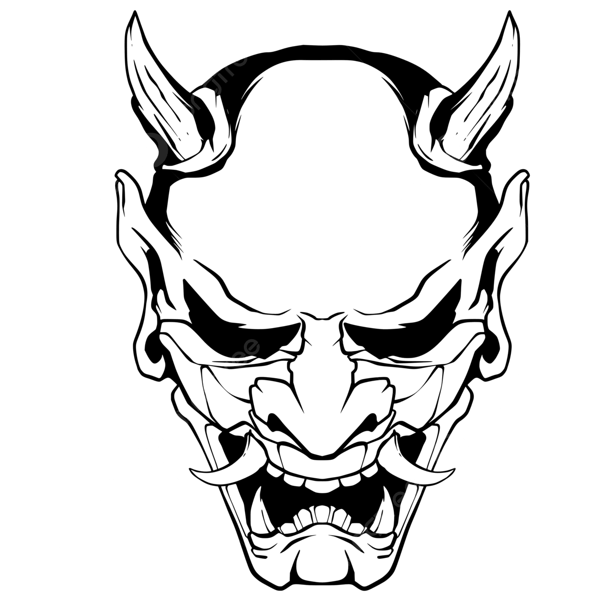 Wallpaper #6gPaYpMBpyOg8YnEftM1261 Oni Demon Line Art