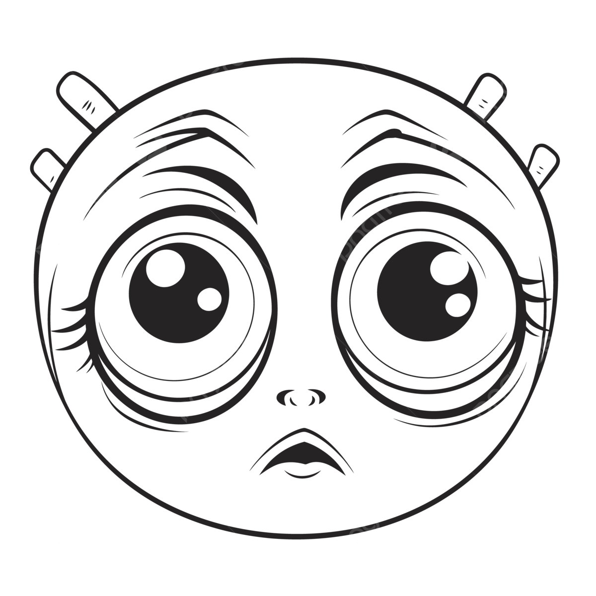 Wallpaper #lGfS95IBSpphPi3-XIdN380 Funny Eyes Drawing