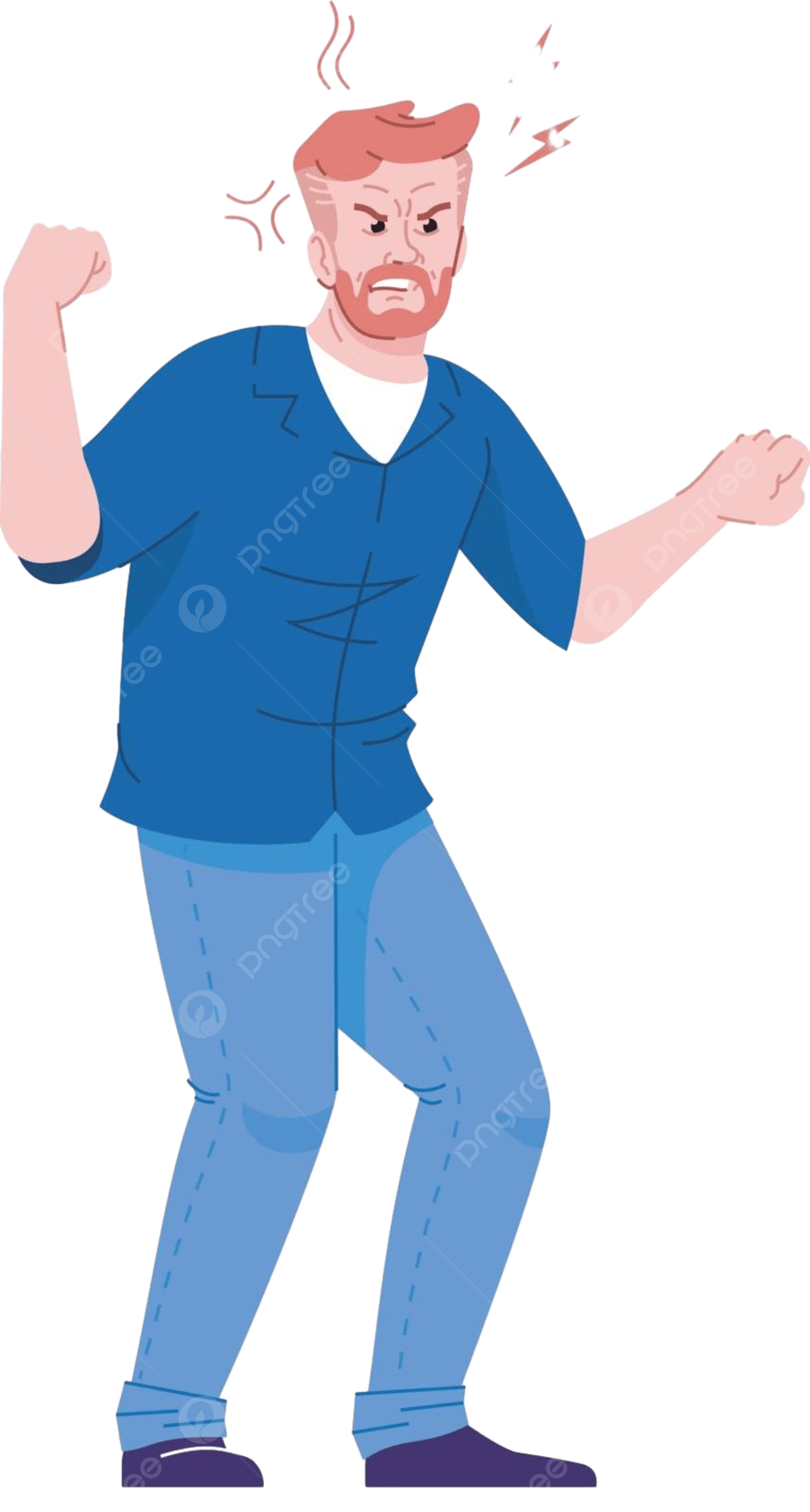Wallpaper #cGcoAJMBSpphPi3-kqV8424 Enraged Man Angry and Violent Isolated on White Background Vector Man