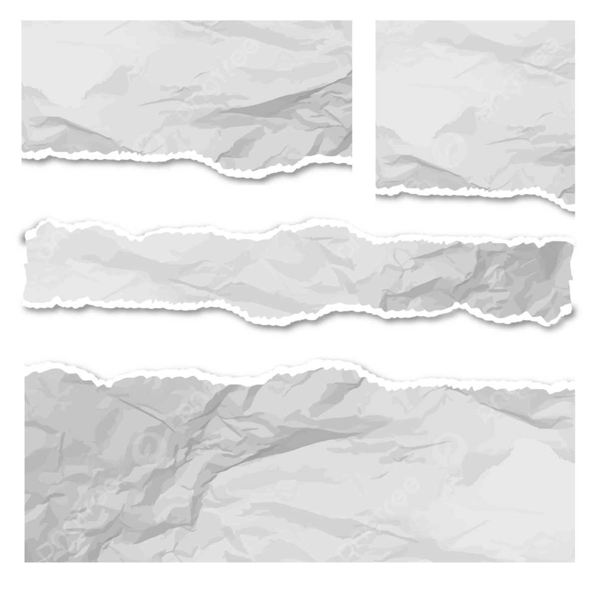 Wallpaper #QBpDTpMB1yWOL4qgkX2Z230 Torn Paper Ripped Vector HD Images Set of Ripped Torn Papers in Grey
