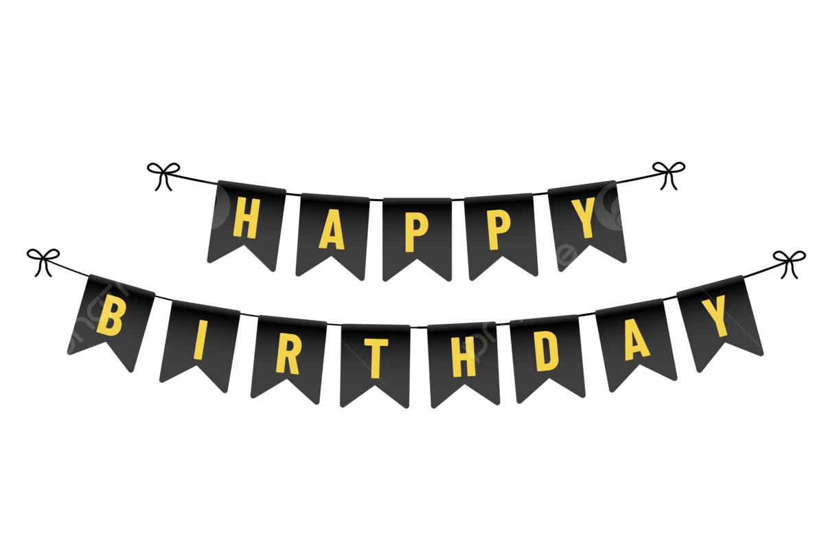 Wallpaper #PDHeNZMB5zzyi_yYylio119 Happy Birthday Banner with Black and Gold Color Vector Happy Birthday