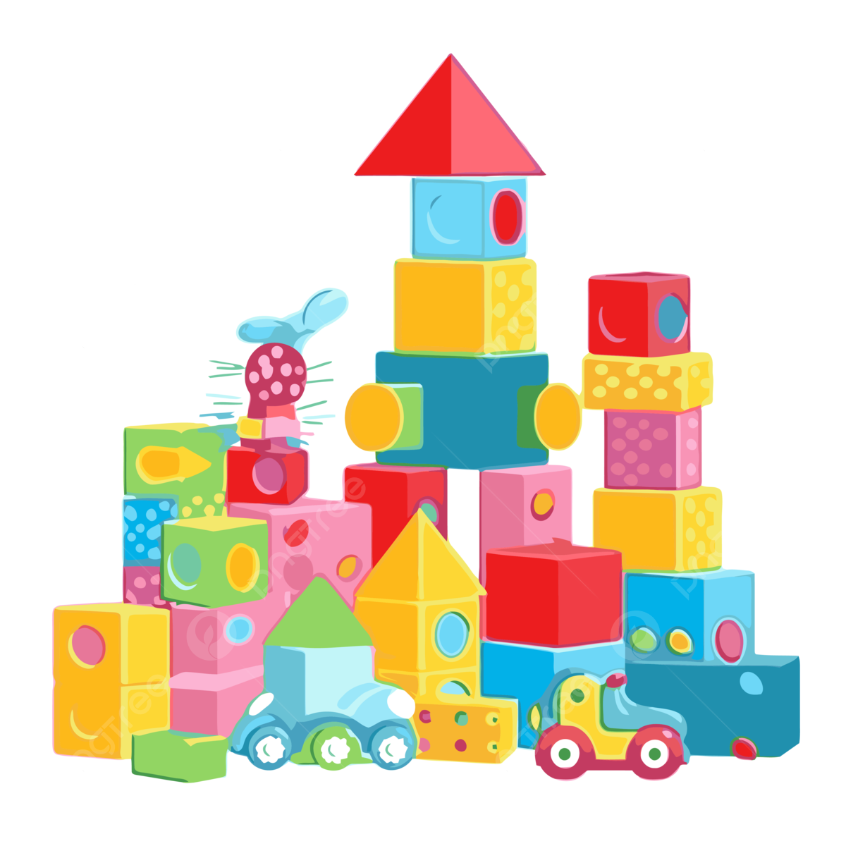 Wallpaper #22fM7pIBSpphPi3-Rl7o350 Toy Blocks Clipart Toy Blocks in Toy Tower Playset Cartoon Vector Toy