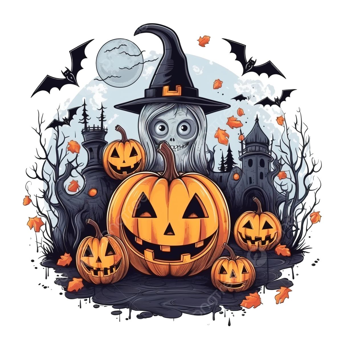 Wallpaper #SfS5OZMBKFX8bn3rL3dx314 Happy Halloween Doodle Pumpkin Jack Ghost Bat and Cobweb Graveyard