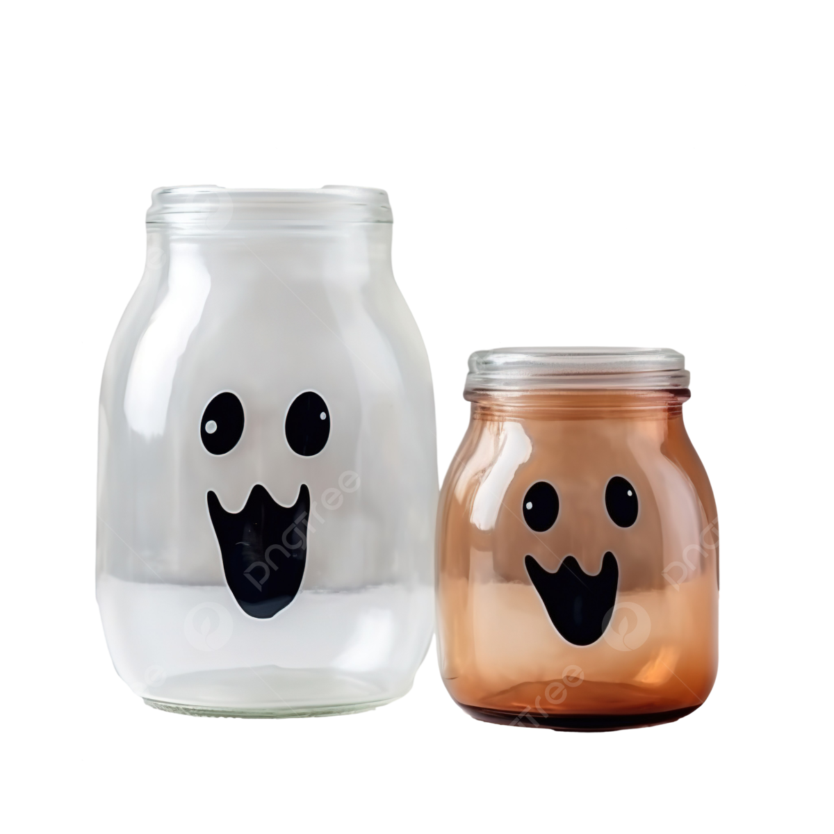 Wallpaper #MPSwOZMBKFX8bn3r33ez371 Funny Halloween Decoration Ghost Crafts Scary Face in Jar Glass and