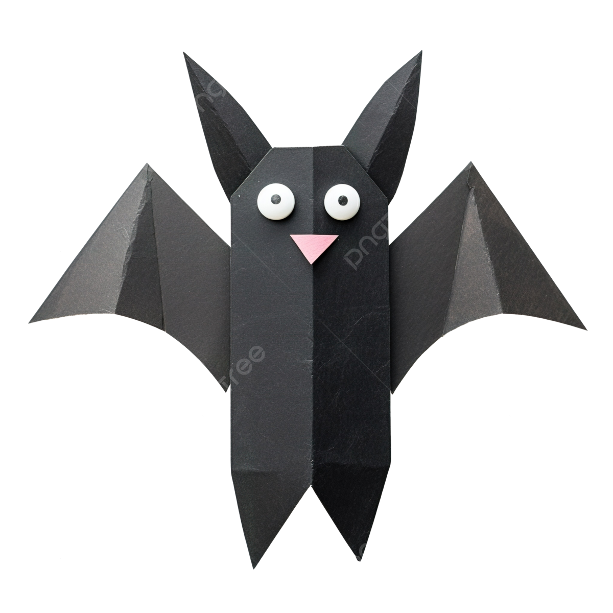 Wallpaper #hmeI95IBSpphPi3-uIae469 Halloween Bat Toy Childrens Art Project Crafts for Children Step 3