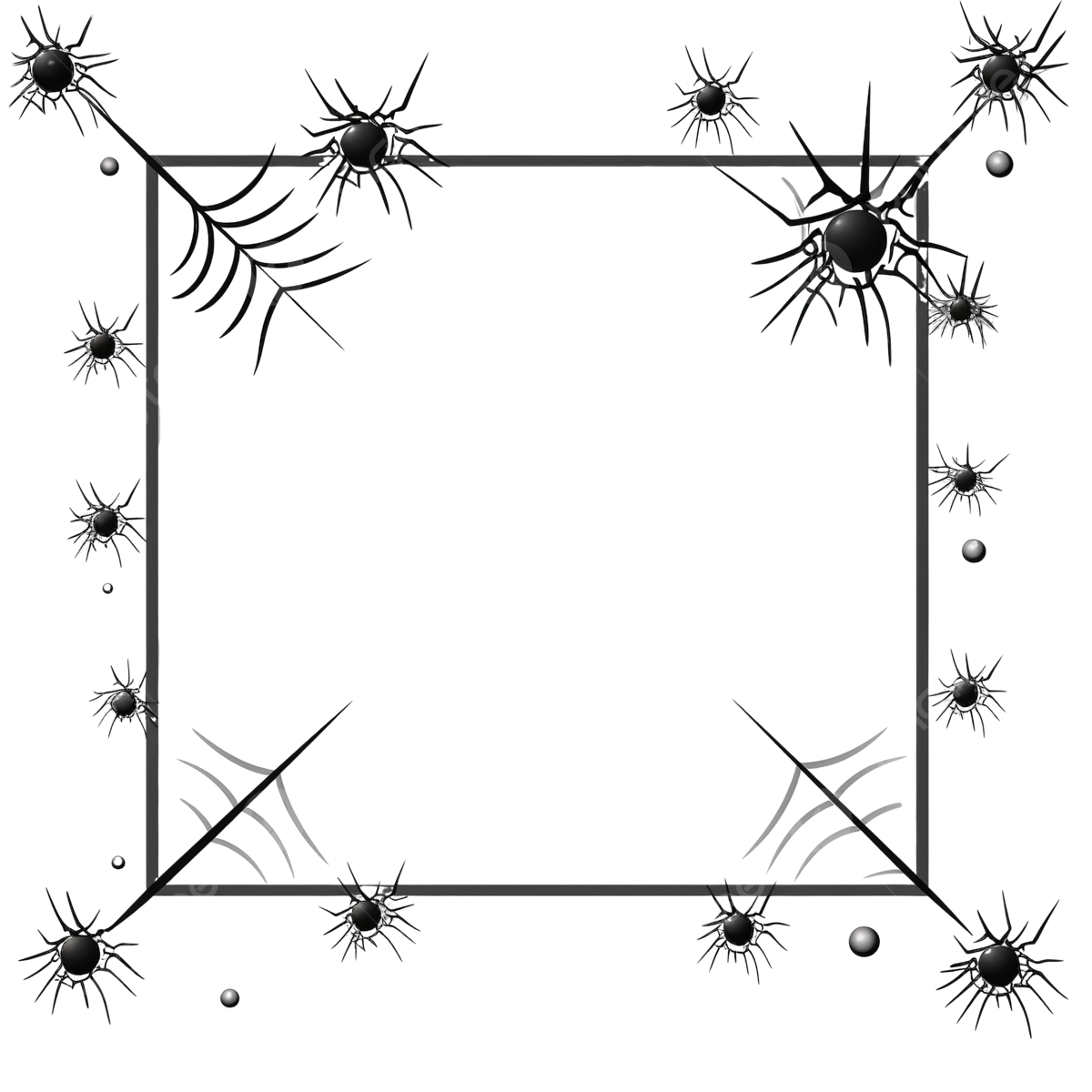 Wallpaper #V4v_dpcBcm9NJah-YnkY92 Halloween Cobweb Vector Frame Border and Dividers with Spider Web