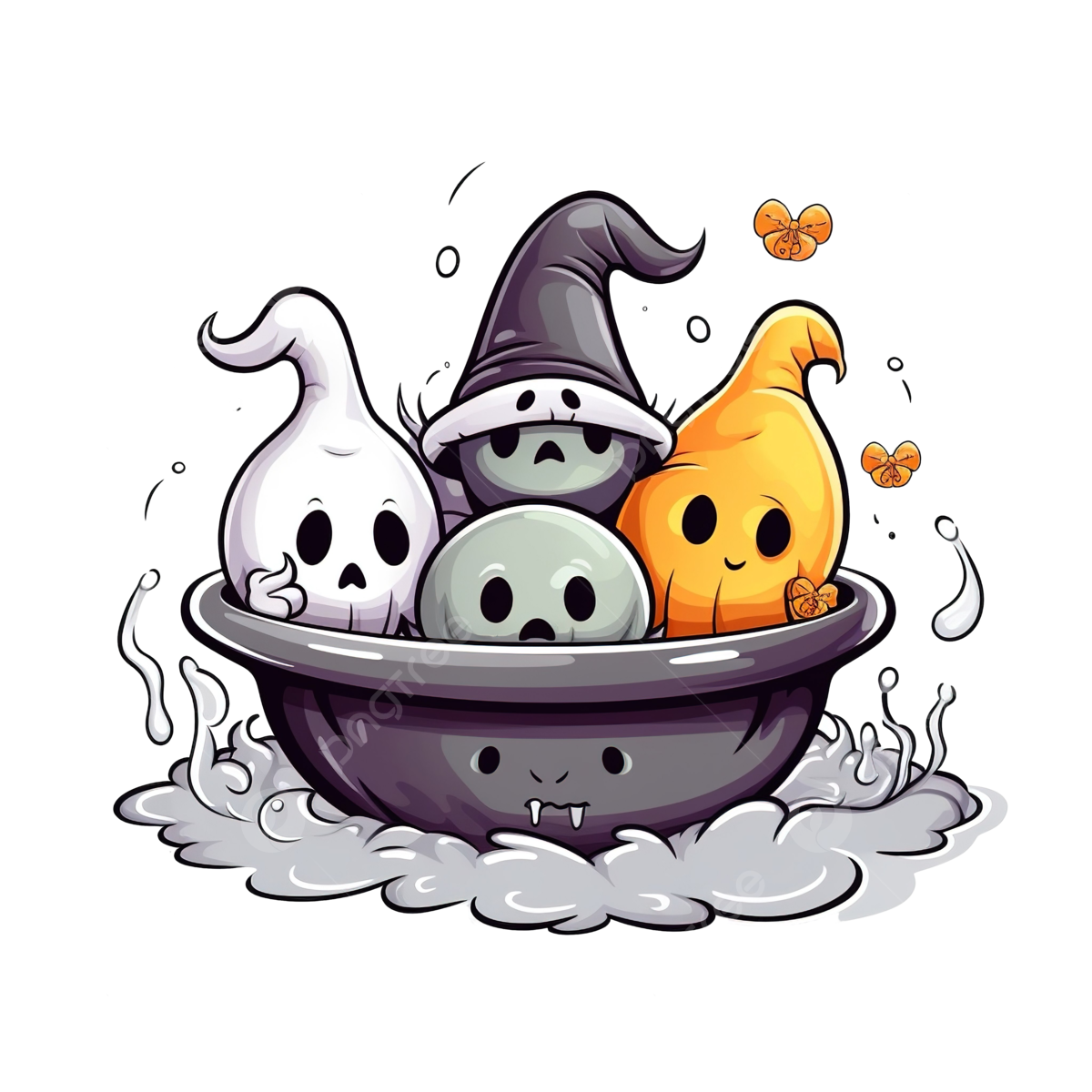 Wallpaper #MPSwOZMBKFX8bn3r33ez307 Halloween Ghost Hat Skull Eyes Spider and Witch Bowl Design Halloween