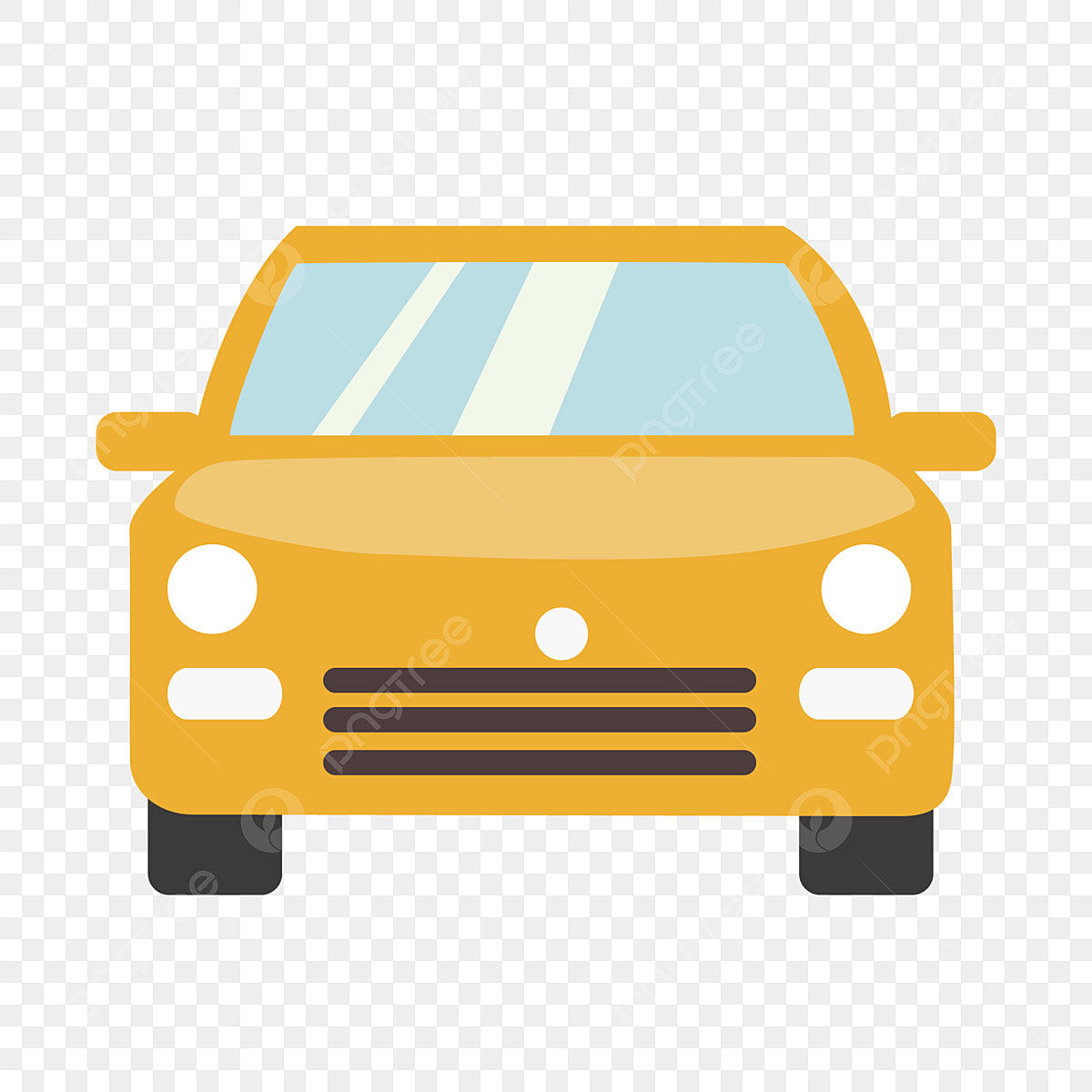 Wallpaper #60421 Yellow Mini Car Cartoon Vector Illustration 1910070 Vector Art at Vecteezy