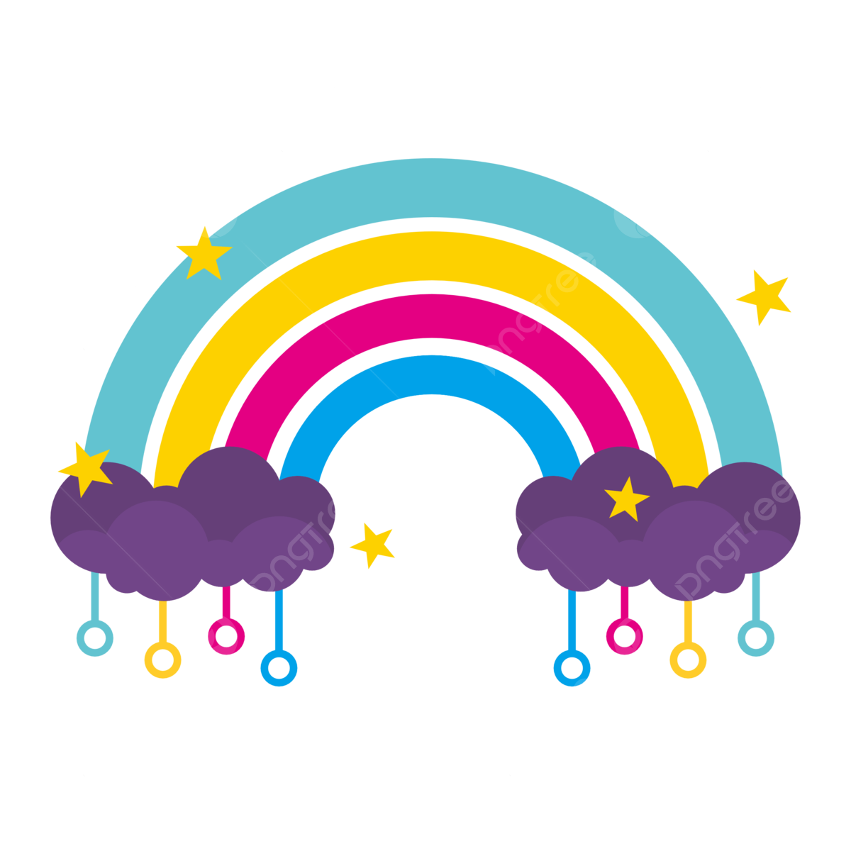 Wallpaper #_2eP9ZIBSpphPi3-1n_c231 Gambar Seni Vektor Pelangi Lucu Pelangi Dekorasi Pelangi Ilustrasi