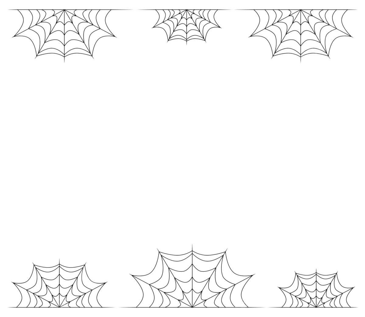 Wallpaper #V4v_dpcBcm9NJah-YnkY9 Isolated Spiderweb Frame Border and Divider on a White Background