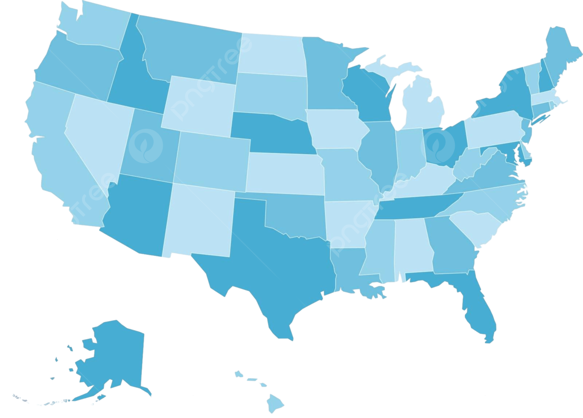 Wallpaper #L20PapcBycdYOYFTAnFj116 A Blue Toned Vector Map of the United States of America Vector Concept