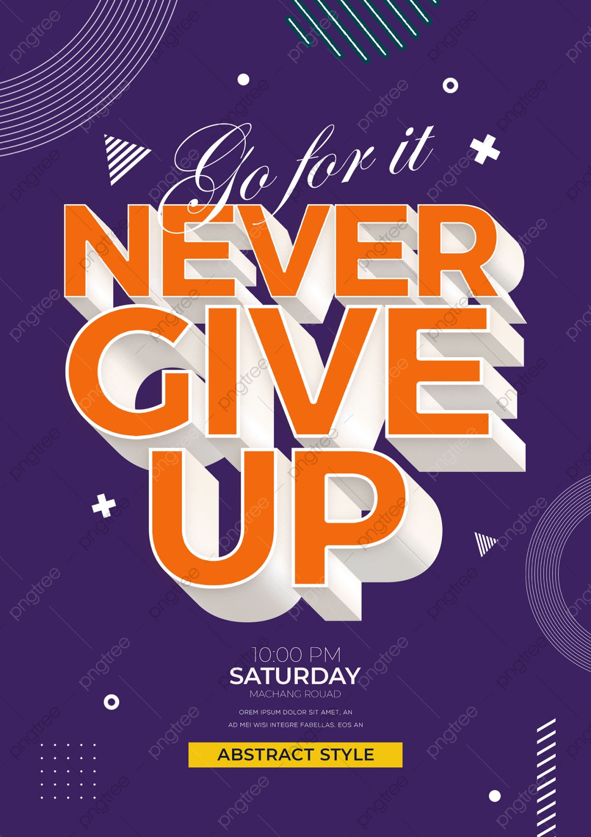 Wallpaper #nWdA85IBSpphPi3-JnTg161 Geometric 3D Word Art Abstract Poster Template Download on Pngtree