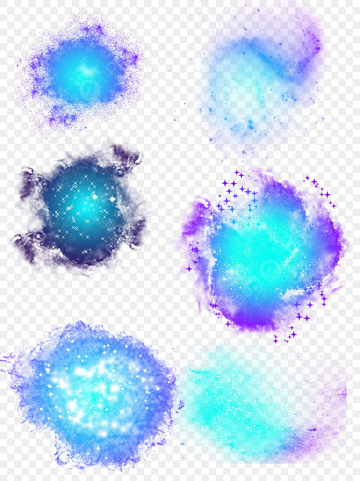 Wallpaper #MRnSNo8BtGB6xQ78WKQX33 Blue Purple Gradient Png Picture Light Effect Starry Blue Purple