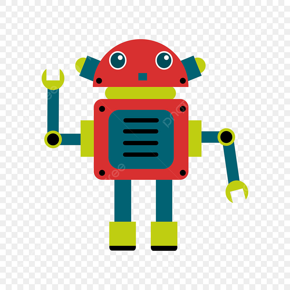 Wallpaper #vWdm9pIBSpphPi3-zYNc224 Robot Technologie Colorful Clipart Png Vector Element Cute Robot