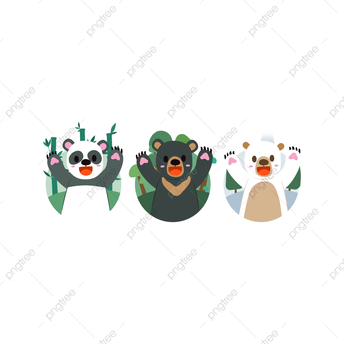 Wallpaper #cXfyJ5MB-pgBXx60MKiM132 Forest Jungle Animals Vector Png Images Banner the Jungle Animals in