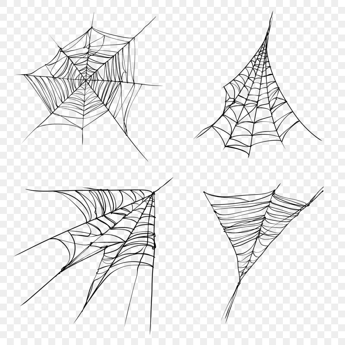 Wallpaper #P-bVMpMBA7IOc3WmdhKX238 Halloween Spider Web Vector Design Images Spider Webs Vector Set